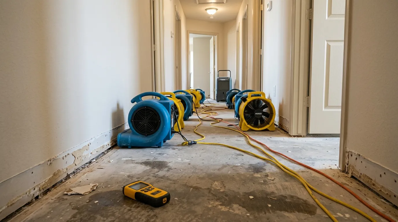 Ceiling & Attic Water Damage work in a League City home